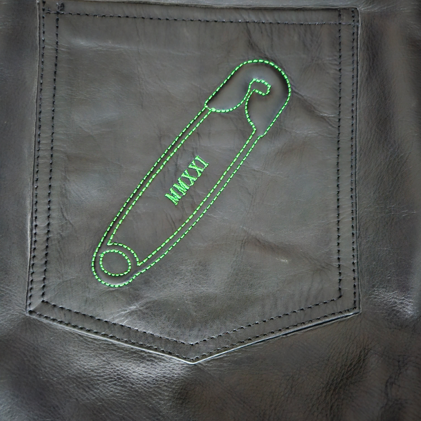 oG Embossed Logo Leather Pants (PRE-ORDER)