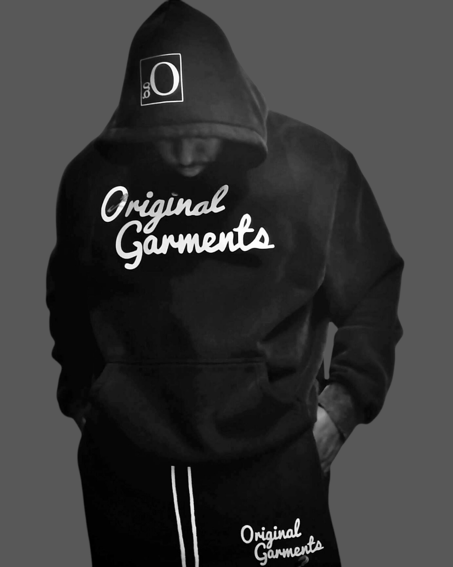 oG Signature Jogger Set-Black Acid Wash