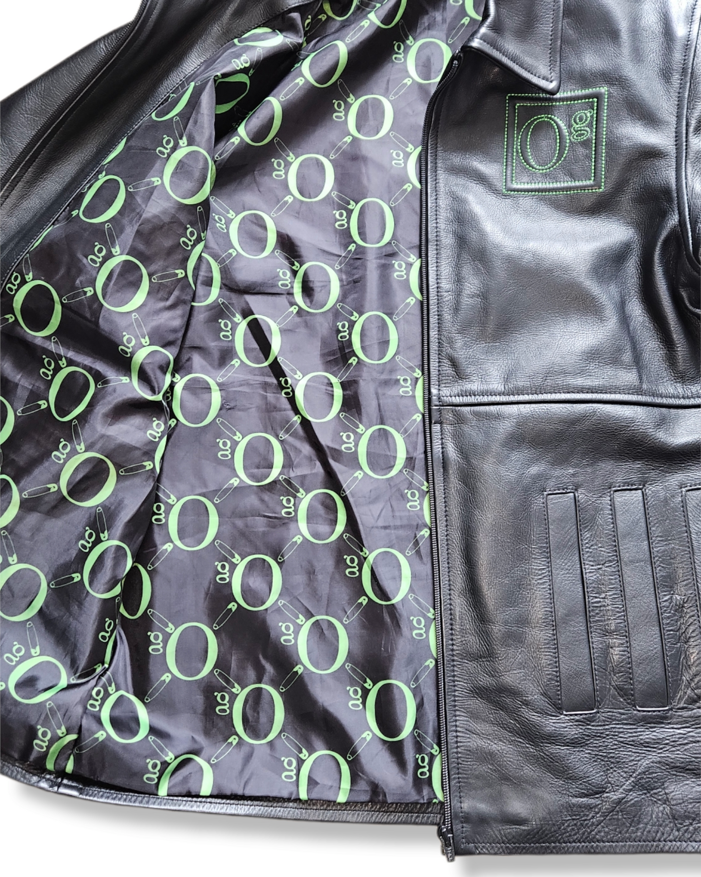 oG Embossed Logo Leather Shirt (PRE-ORDER)
