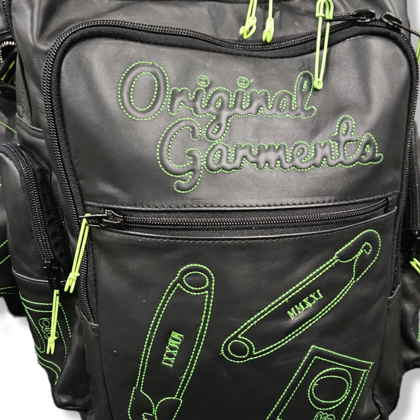 oG Embossed Logo Leather Backpack (PRE-ORDER)