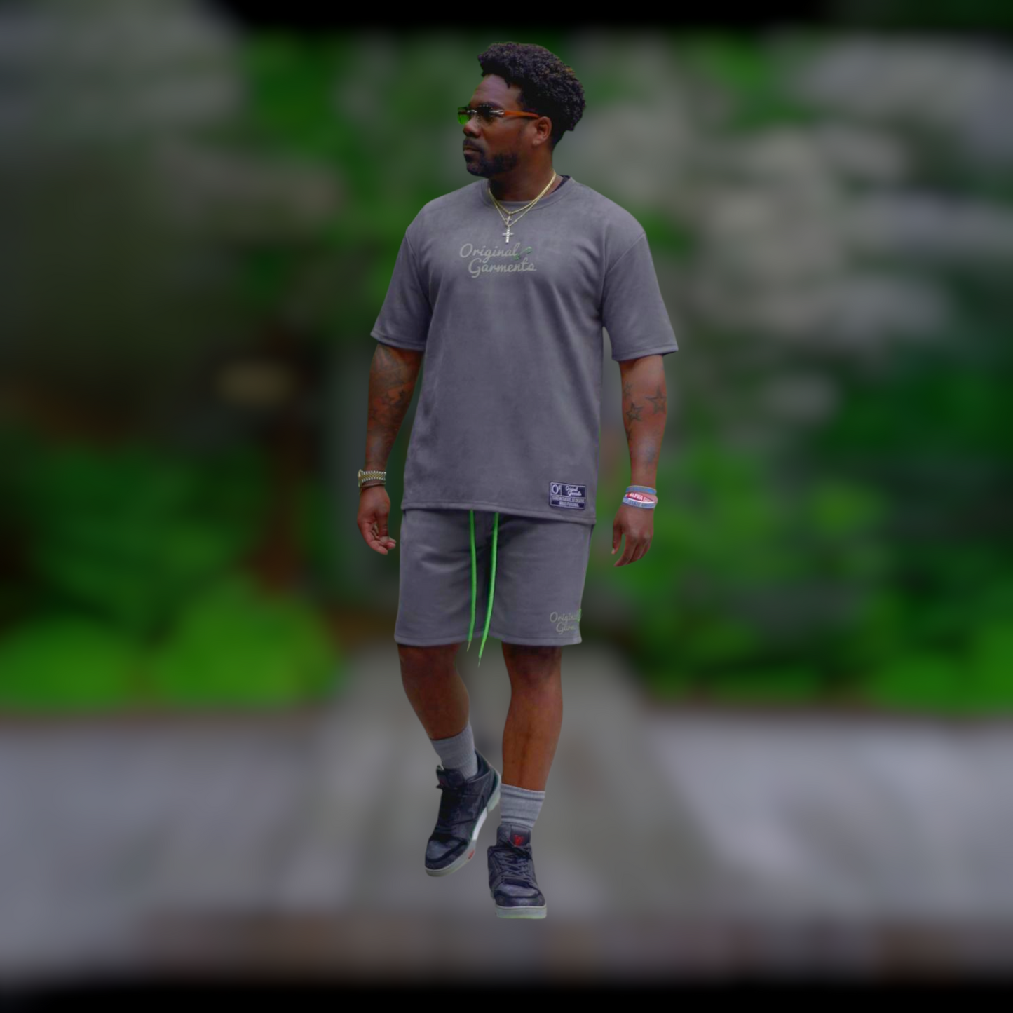 oG Signature Suede Short set