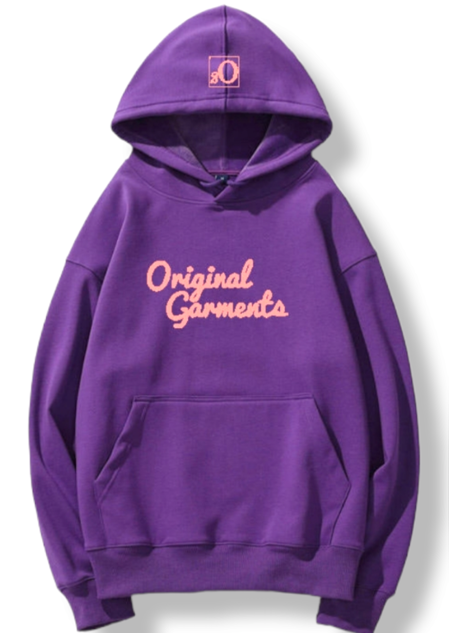 purple pink hoodie