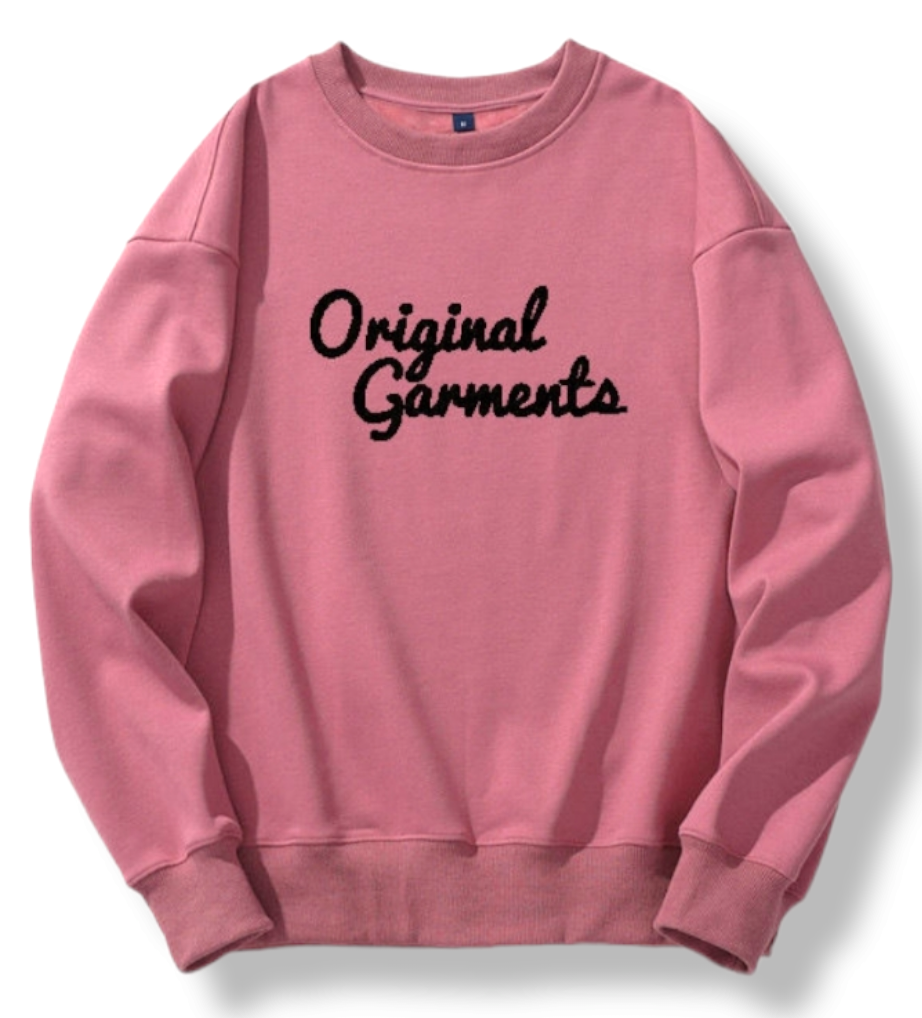 mauve sweatshirt