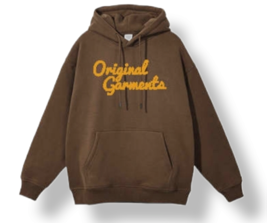 brown hoodie