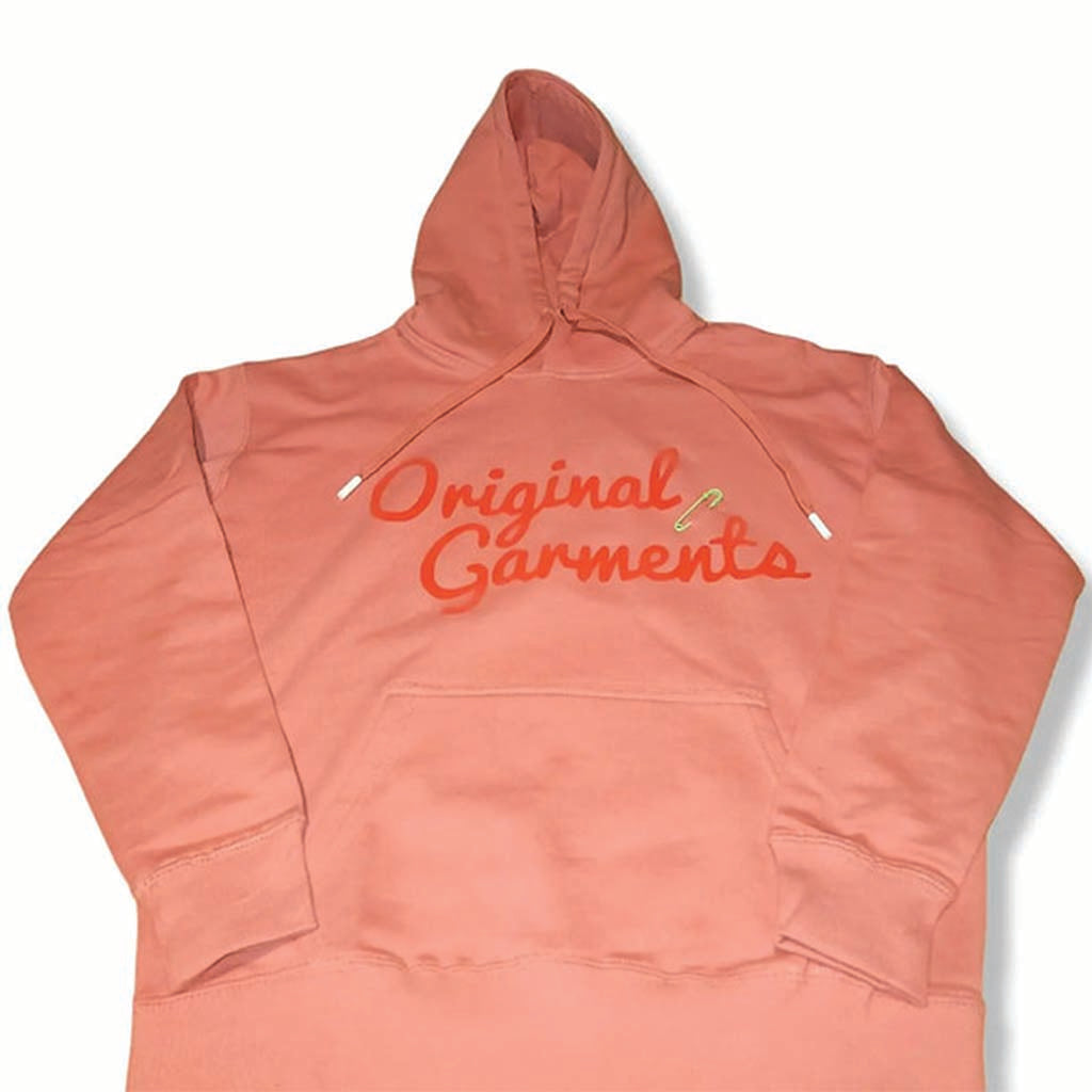 coral hoodie