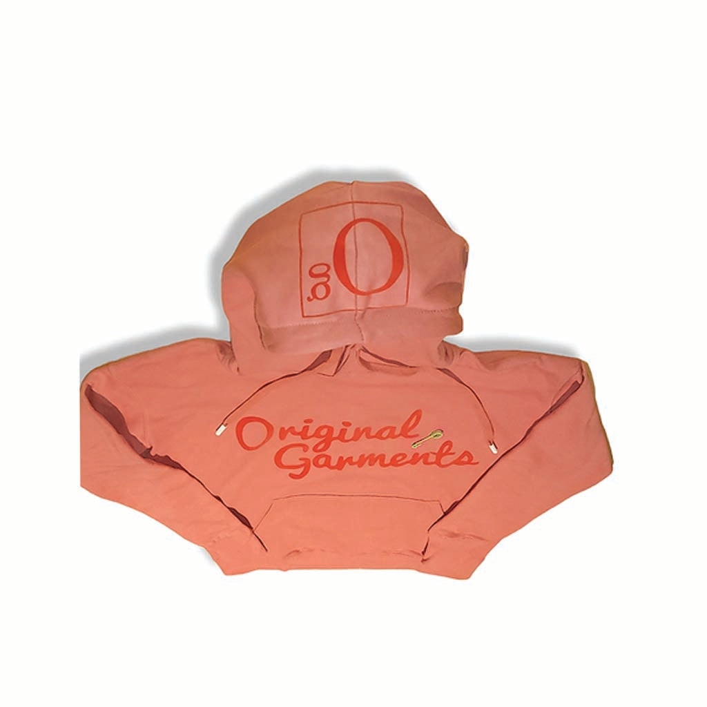 coral hoodie women's