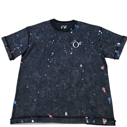 oG Element Signature Paint Mix T-Shirt Black