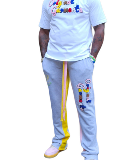 oG CrayonBox Flare Joggers Grey