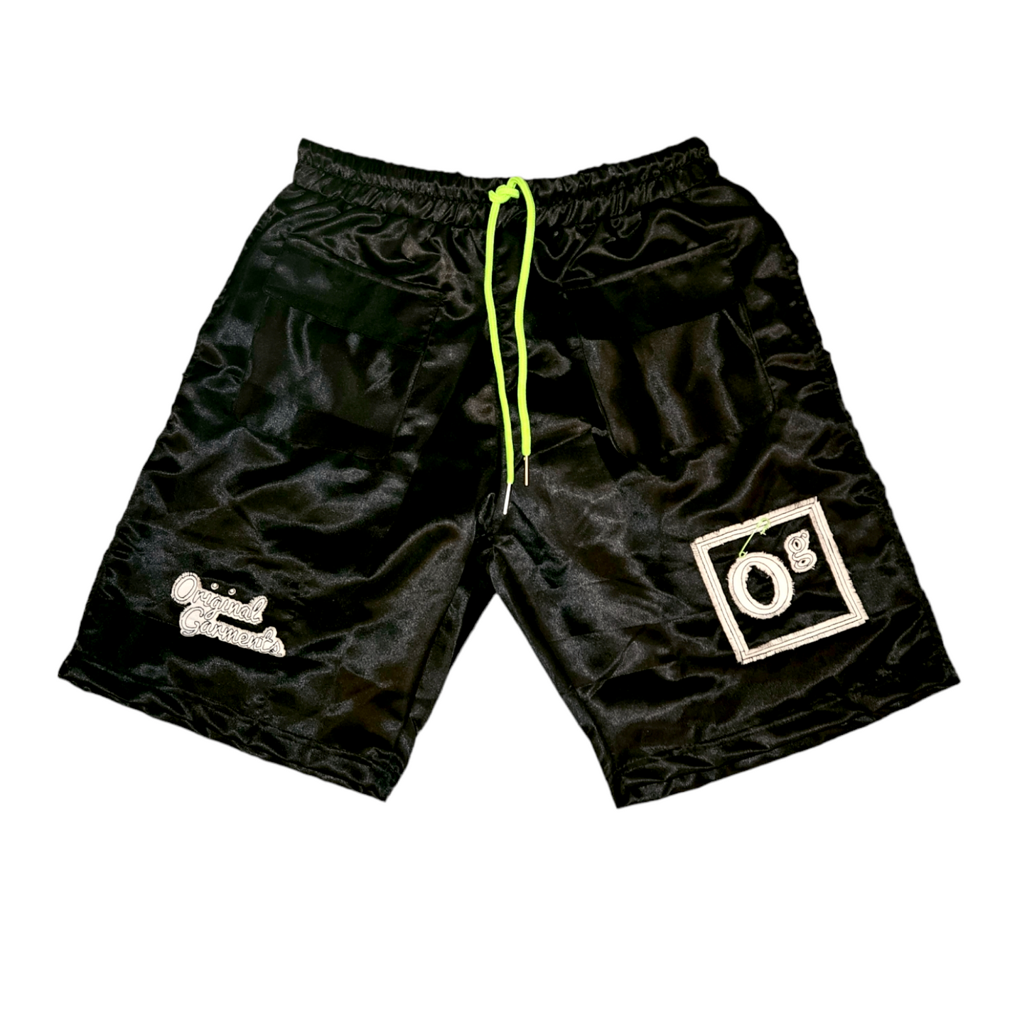 oG Signature Distressed Sketch Satin Shorts