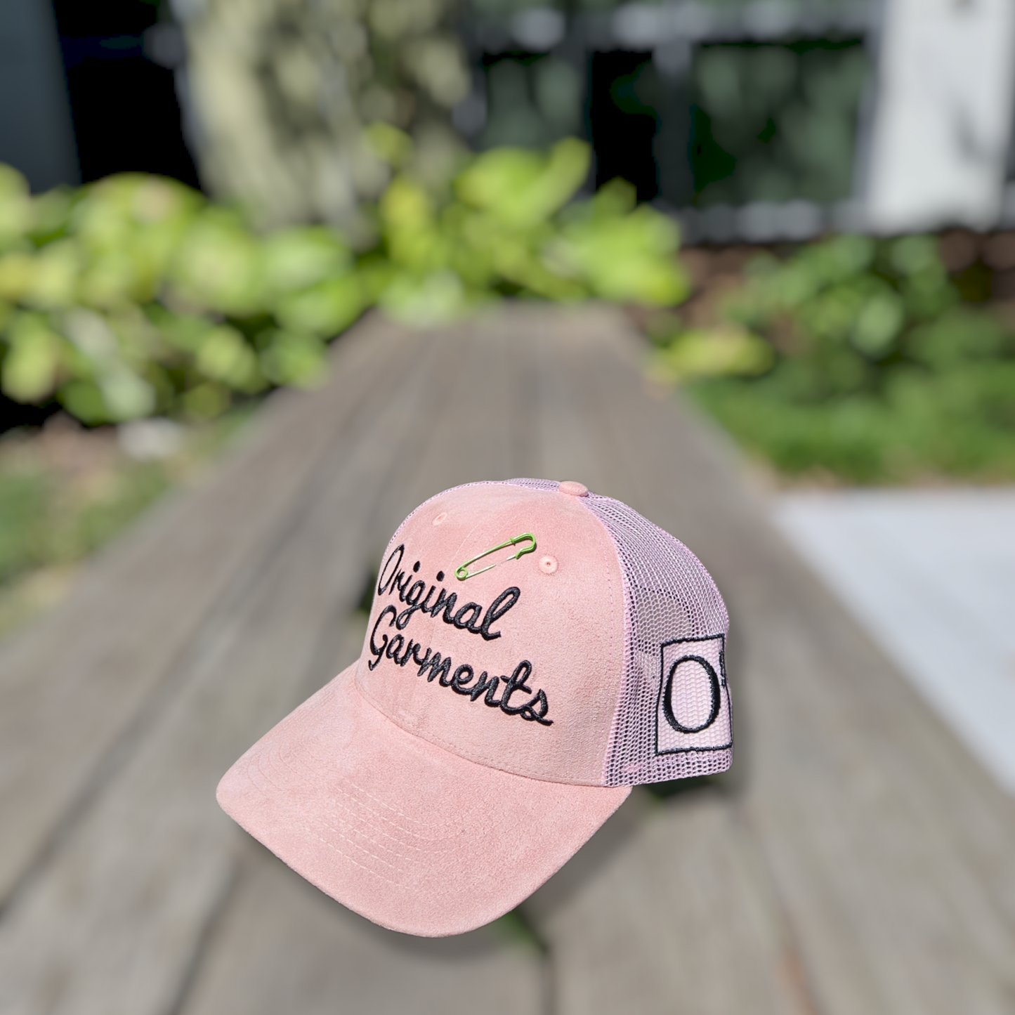 oG Signature Suede Trucker Hat