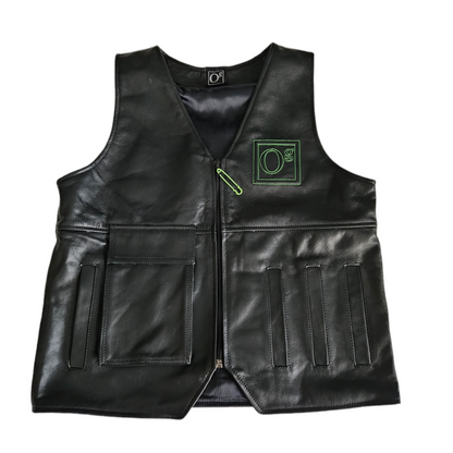 oG Embossed Logo Leather Vest (PRE-ORDER)
