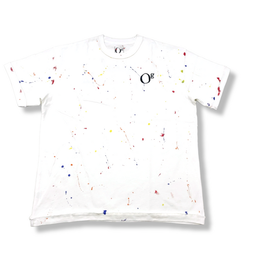 oG Element Signature Paint Mix T-Shirt White