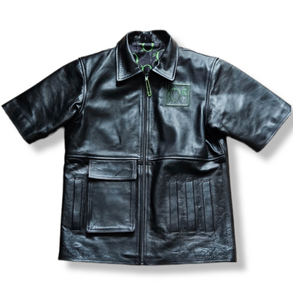 oG Embossed Logo Leather Shirt (PRE-ORDER)