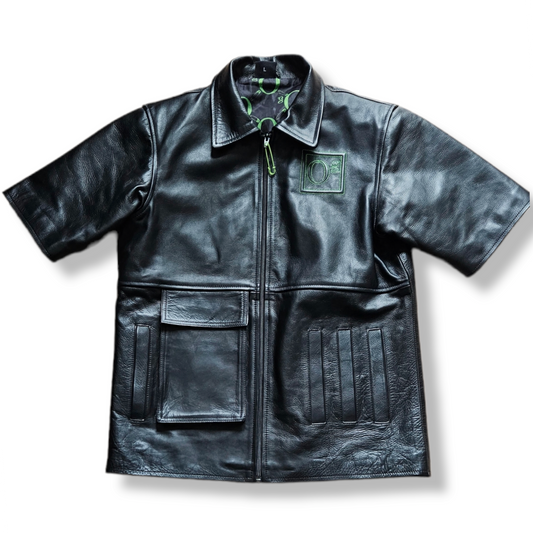 oG Embossed Logo Leather Shirt (PRE-ORDER)