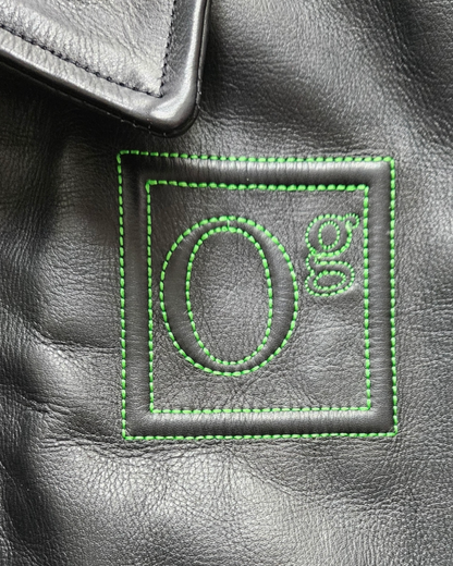 oG Embossed Logo Leather Shirt (PRE-ORDER)