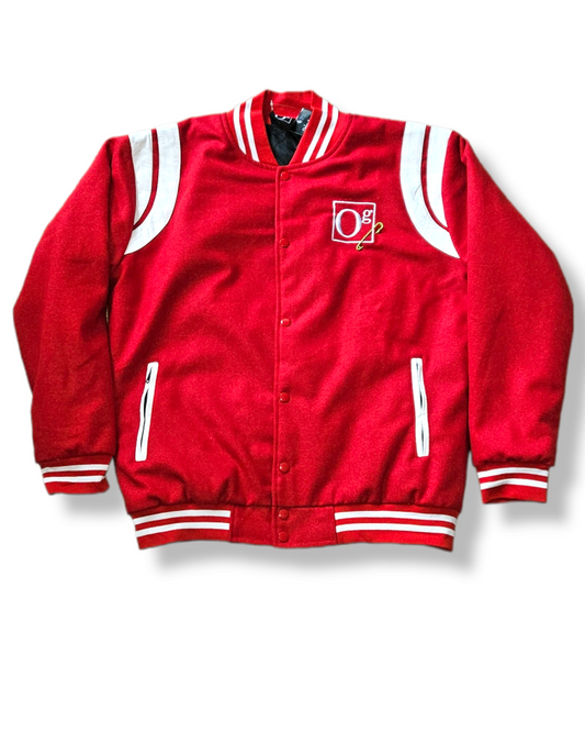 oG Signature Varsity Jacket Red
