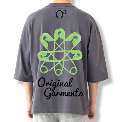 oG Flower Pin T-Shirt Grey