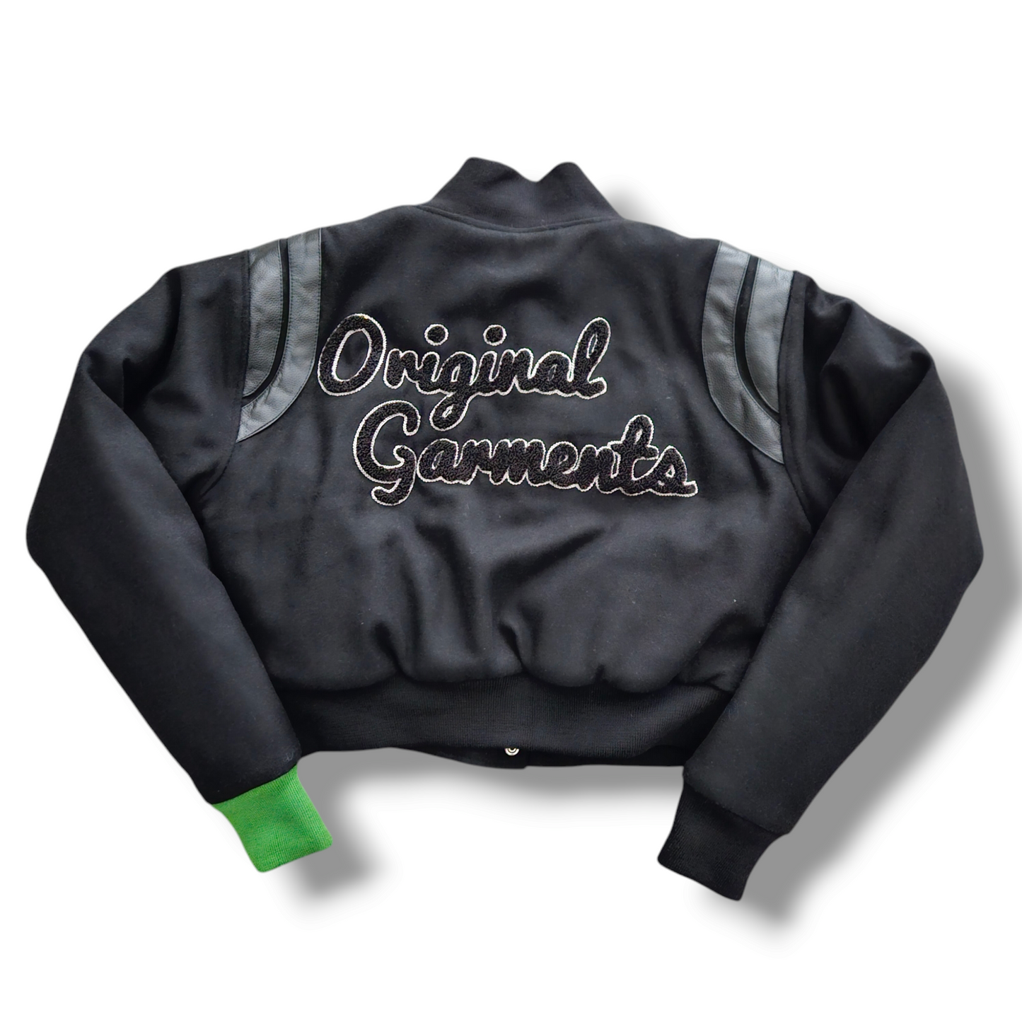 oG LIMITED EDITION Signature Varsity *CROPPED* Jacket Black