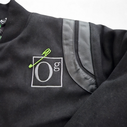 oG LIMITED EDITION Signature Varsity Jacket Black