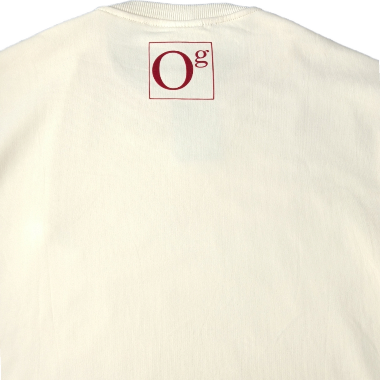 oG Signature Sweatshirt Beige/Cardinal Red