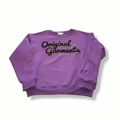 purple sweatshirt
